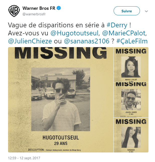 Warner Bros Twitter