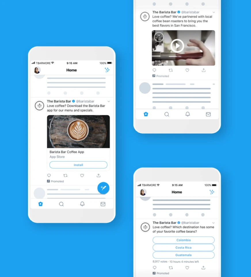 format publicite agence twitter ads waisso x for business