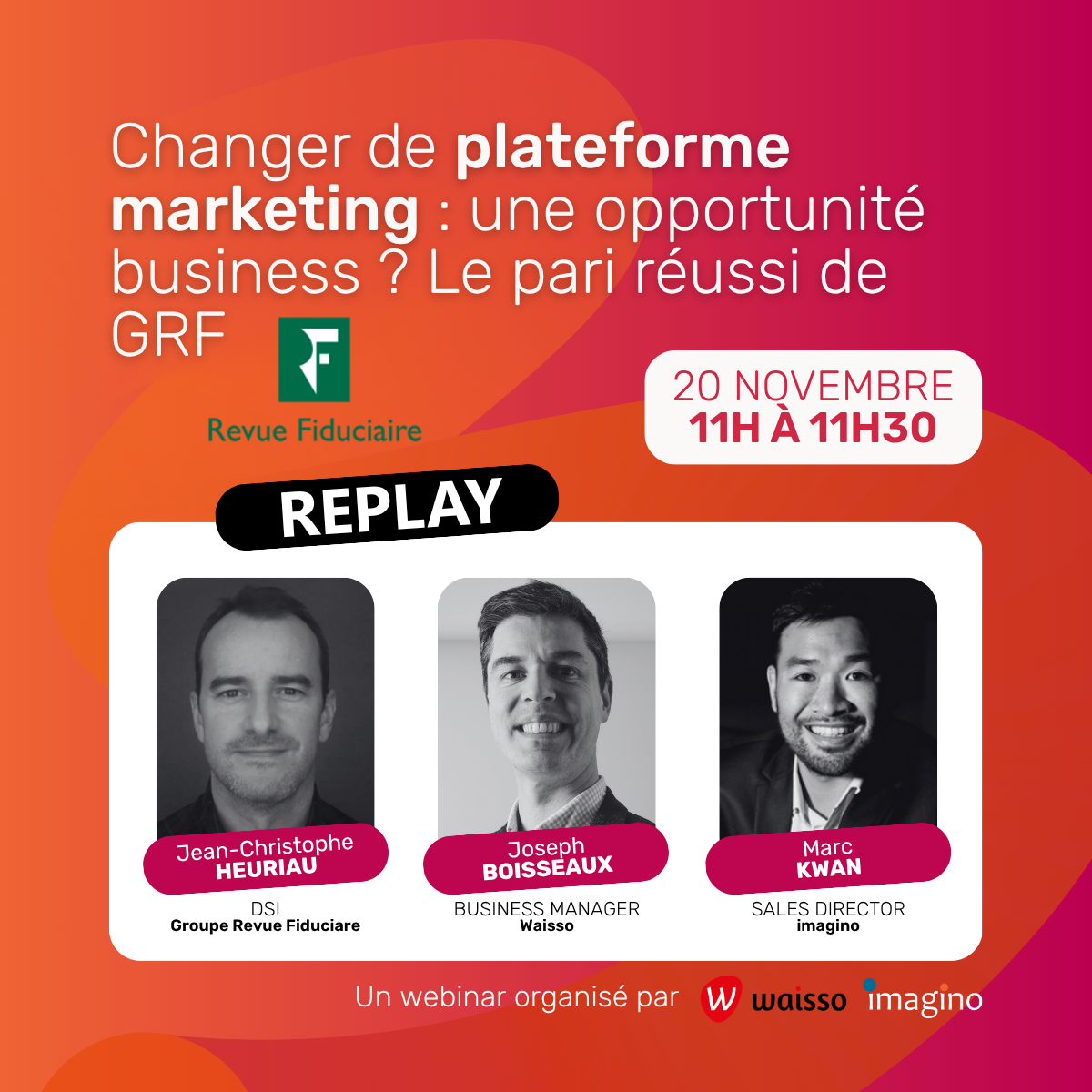 Replay Webinar Waisso X Imagino X GRF